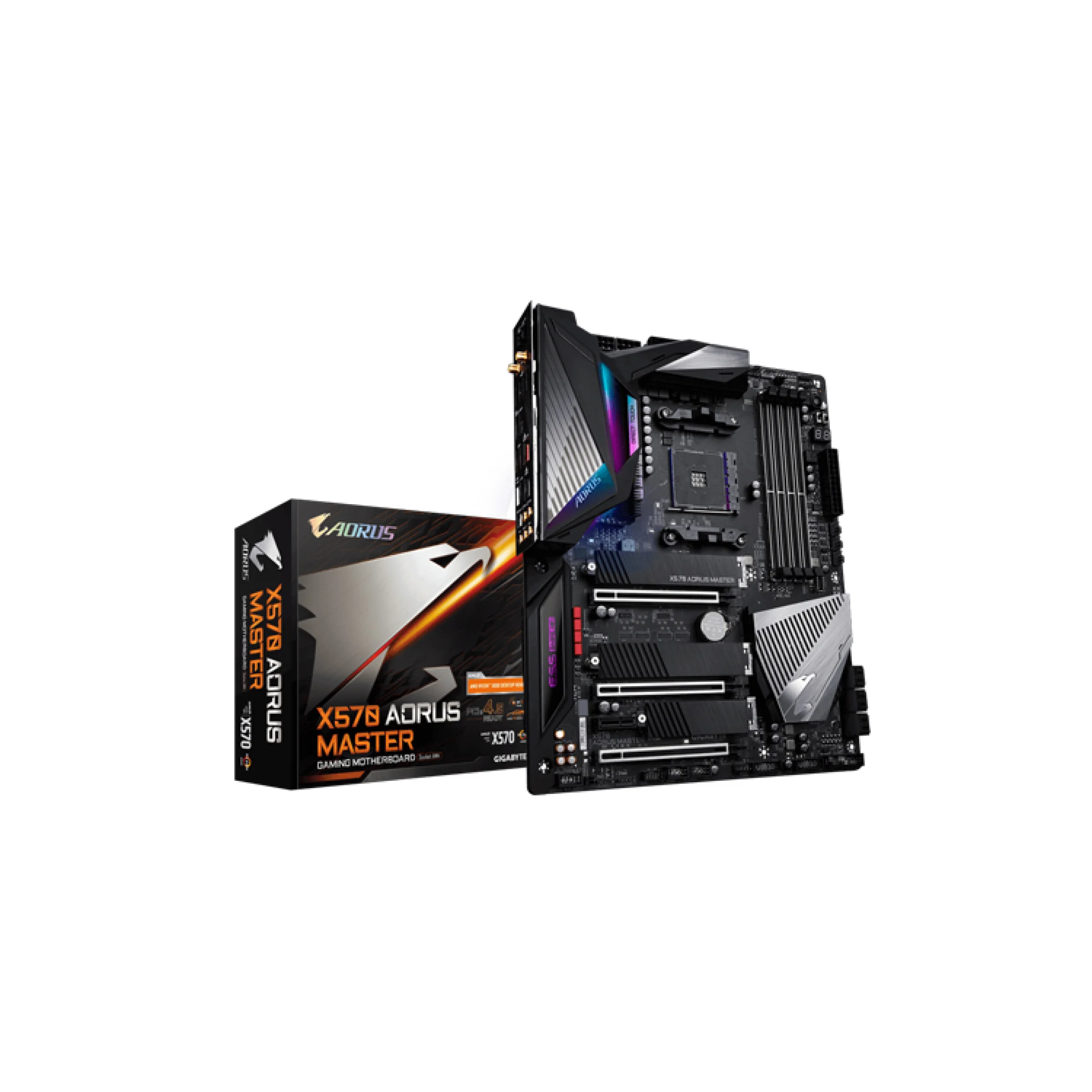 Pro Wifi X570 Aorus Master M2 Slots GIGABYTE X570 AORUS MASTER AMD