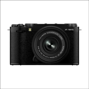 Fujifilm X-M5 Mirrorless Camera with XC 15–45mm F/3.5–5.6 Lens (Black)