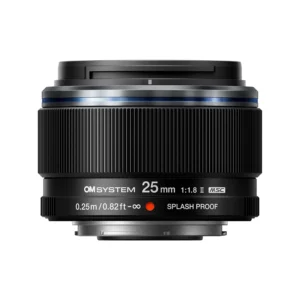 OM System M.Zuiko ED 25mm F/1.8 II (Black)