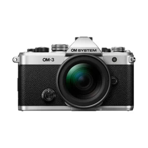 OM System OM-3 Mirrorless Camera with 12-45mm F4 Pro Lens (Silver)