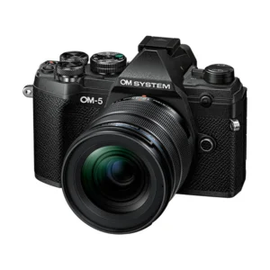 OM System OM-5 Mark II Mirrorless Camera with 12-45mm F/4 Pro Lens (Black)